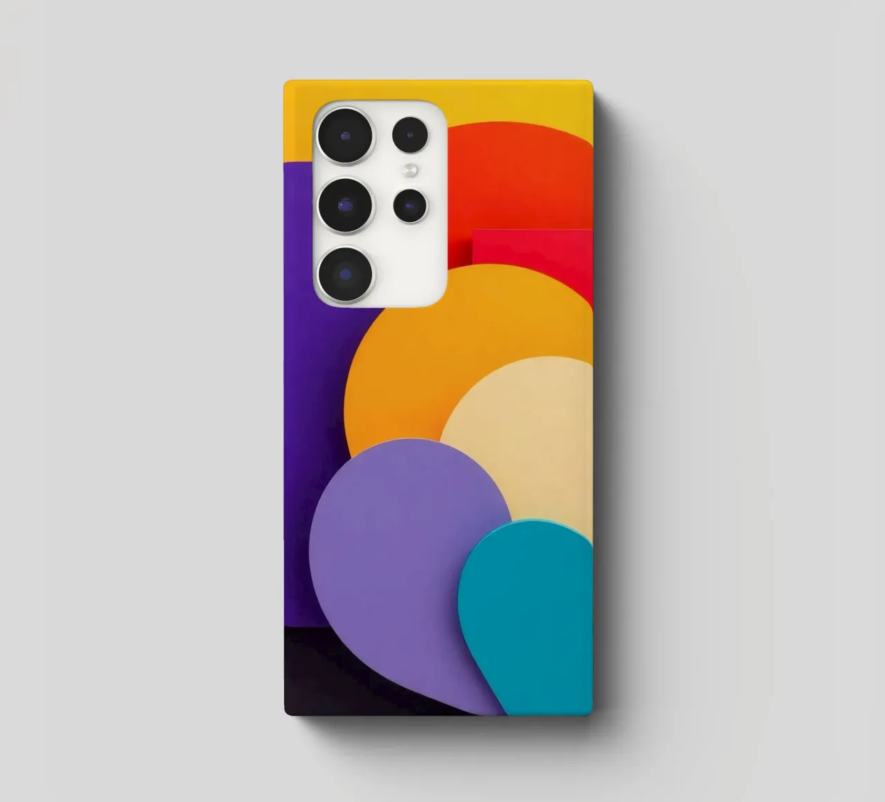 Le forme geometriche colorate creano un design astratto cover samsung da DesignDoodle