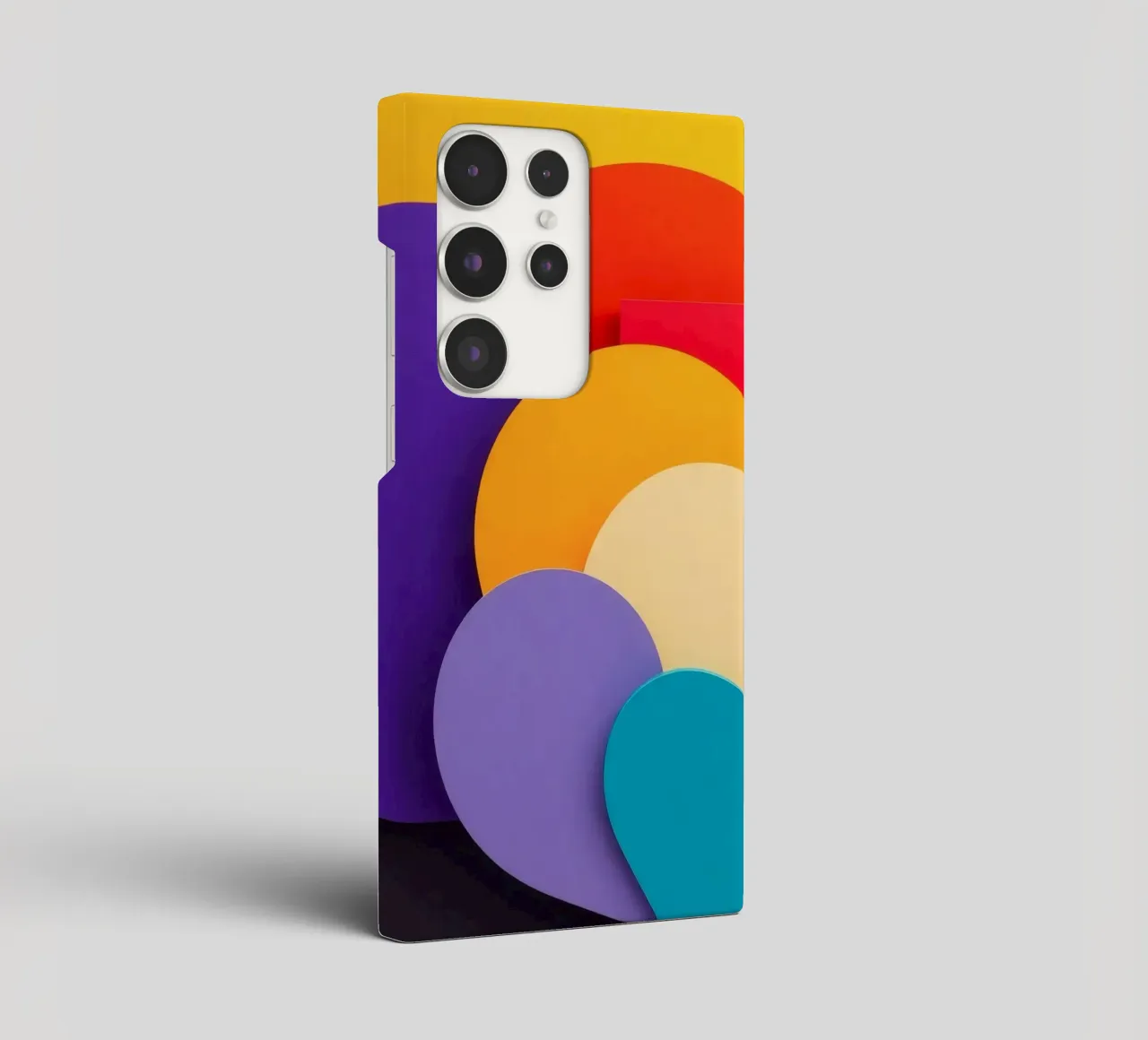 Le forme geometriche colorate creano un design astratto cover samsung da DesignDoodle
