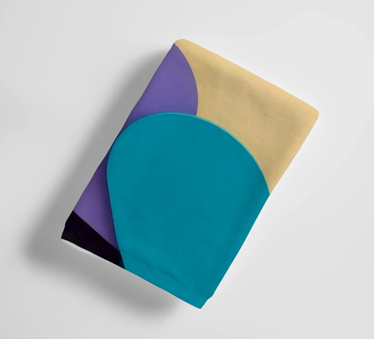 Colorful geometric shapes create an abstract design towel by DesignDoodle