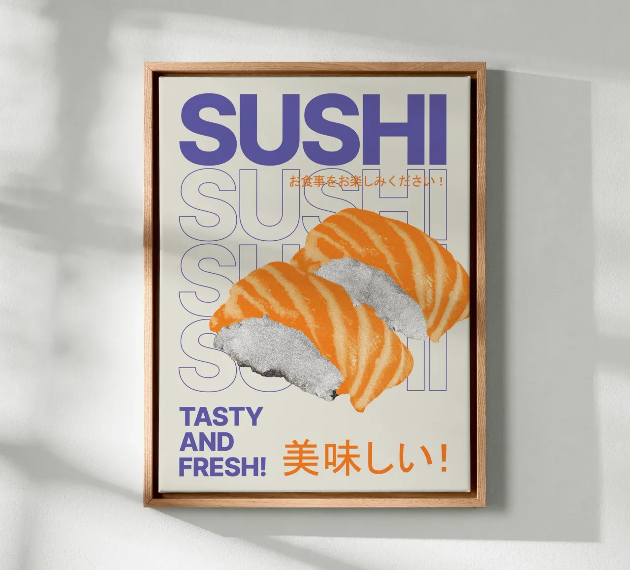 Sushi tela con Cornice a cassetta da OkleoStudio