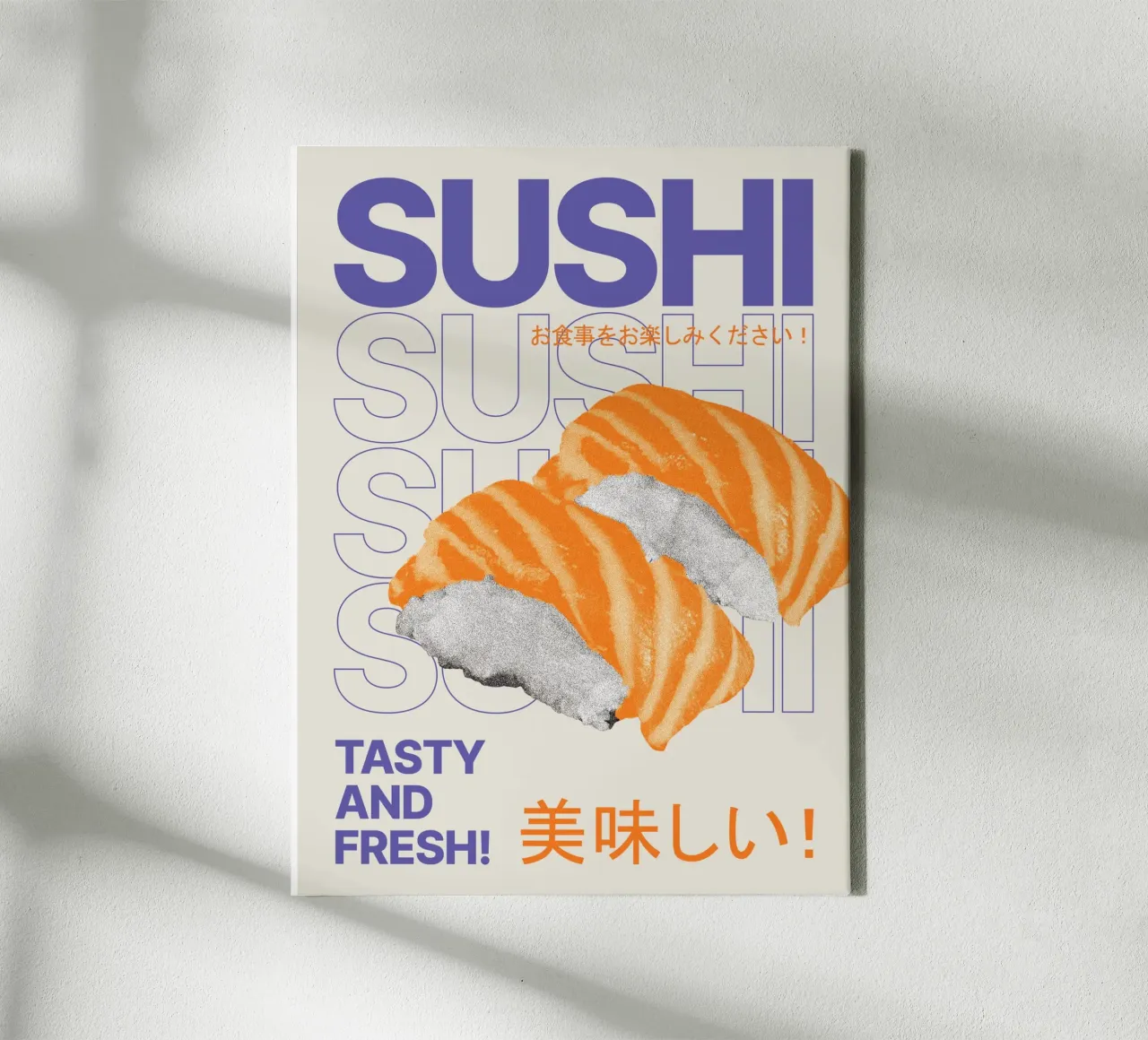 Sushi tela con Cornice a cassetta da OkleoStudio