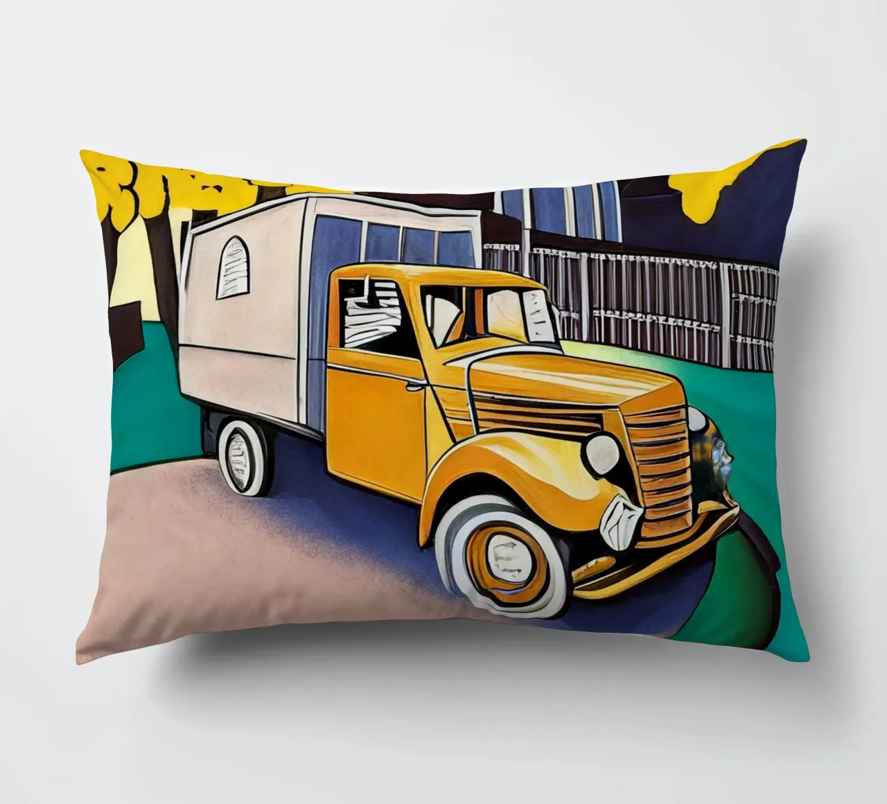 Auto d'epoca_1 cuscino da Abstract Art by LK