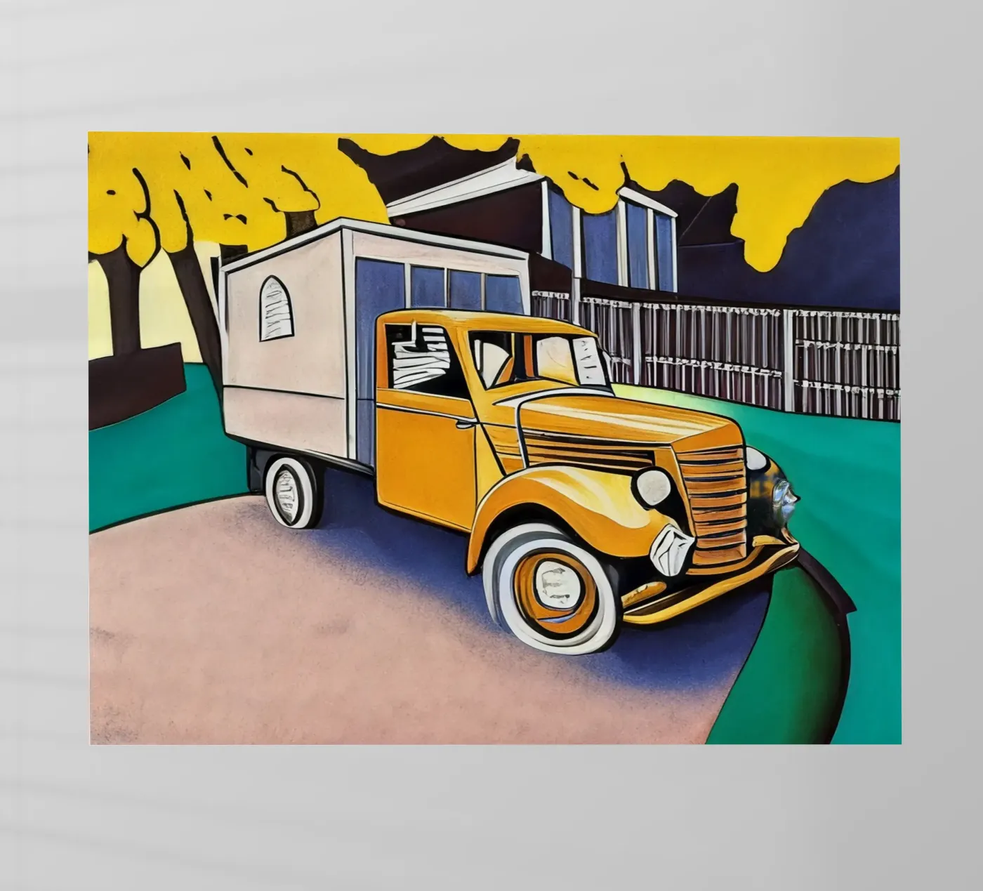 Oldtimer_1 Backlit Folie von Abstract Art by LK