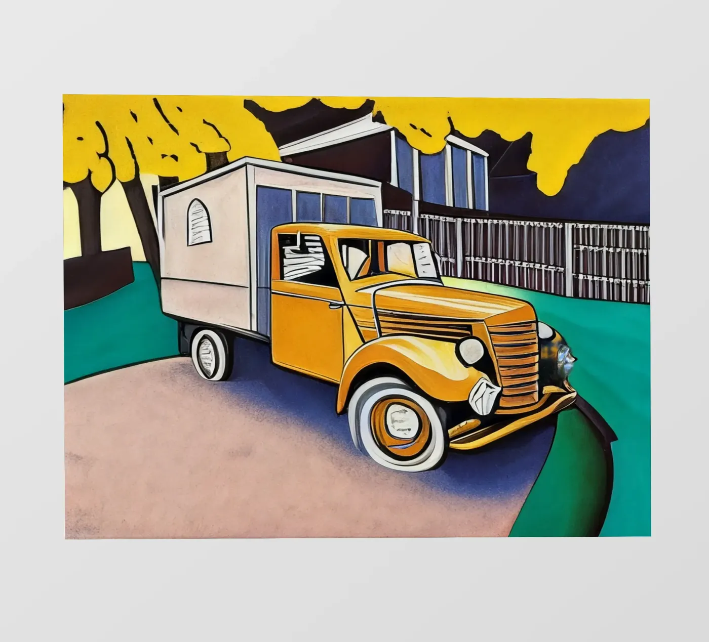 Oldtimer_1 Backlit Folie von Abstract Art by LK