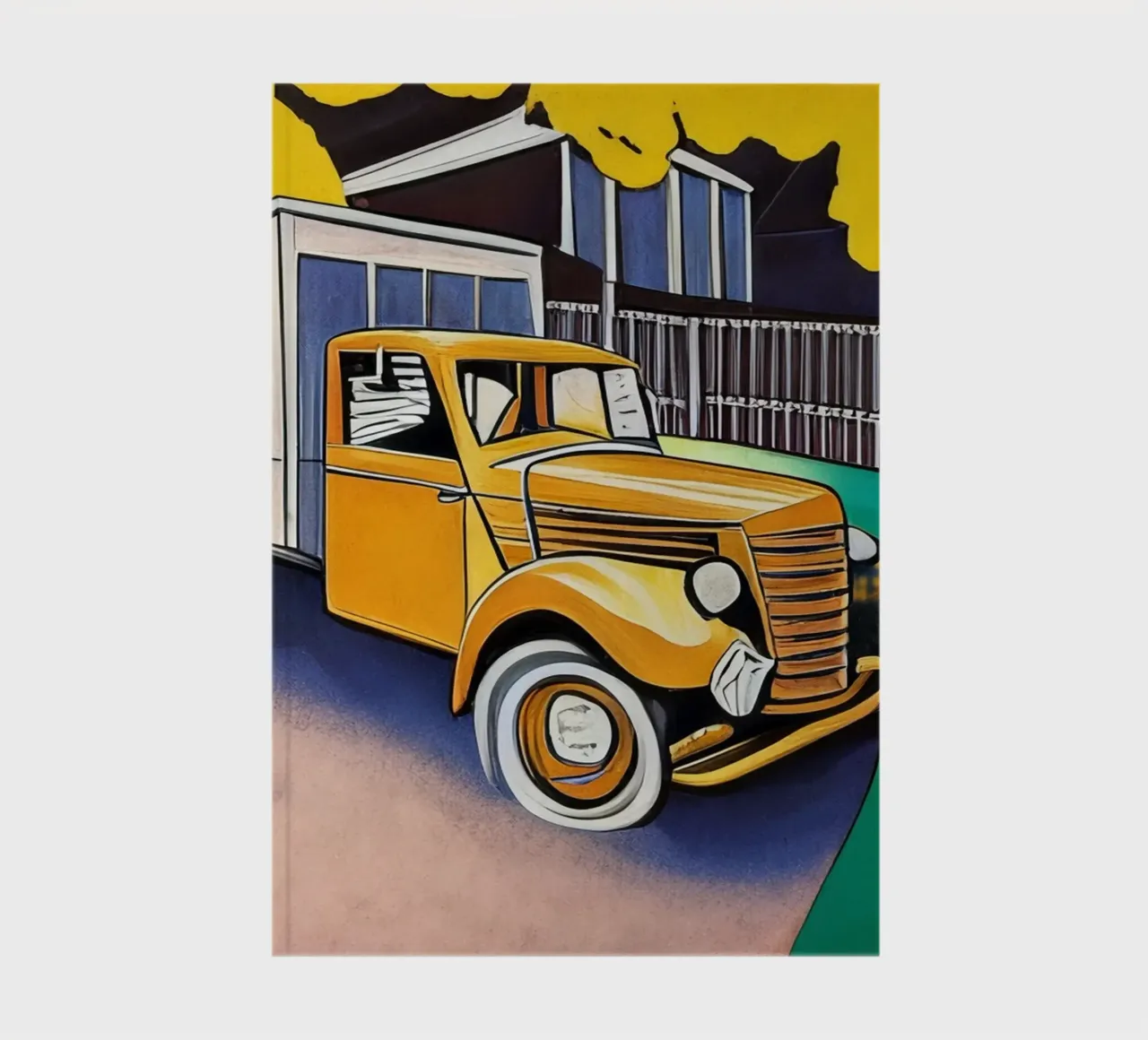 Auto d'epoca_1 diario da Abstract Art by LK