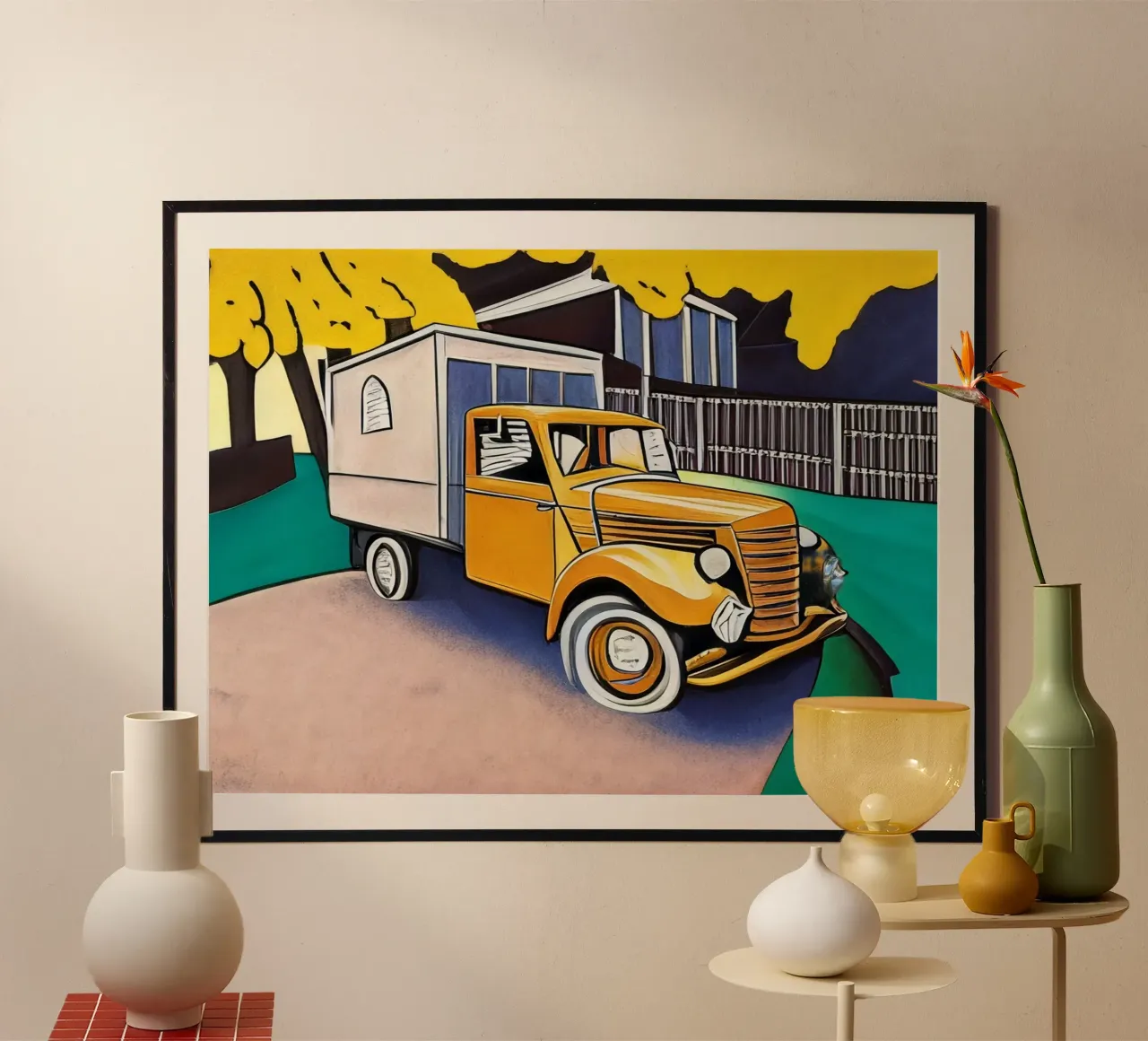 Oldtimer_1 Poster von Abstract Art by LK