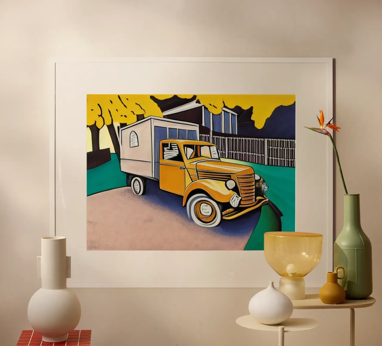 Oldtimer_1 Poster von Abstract Art by LK