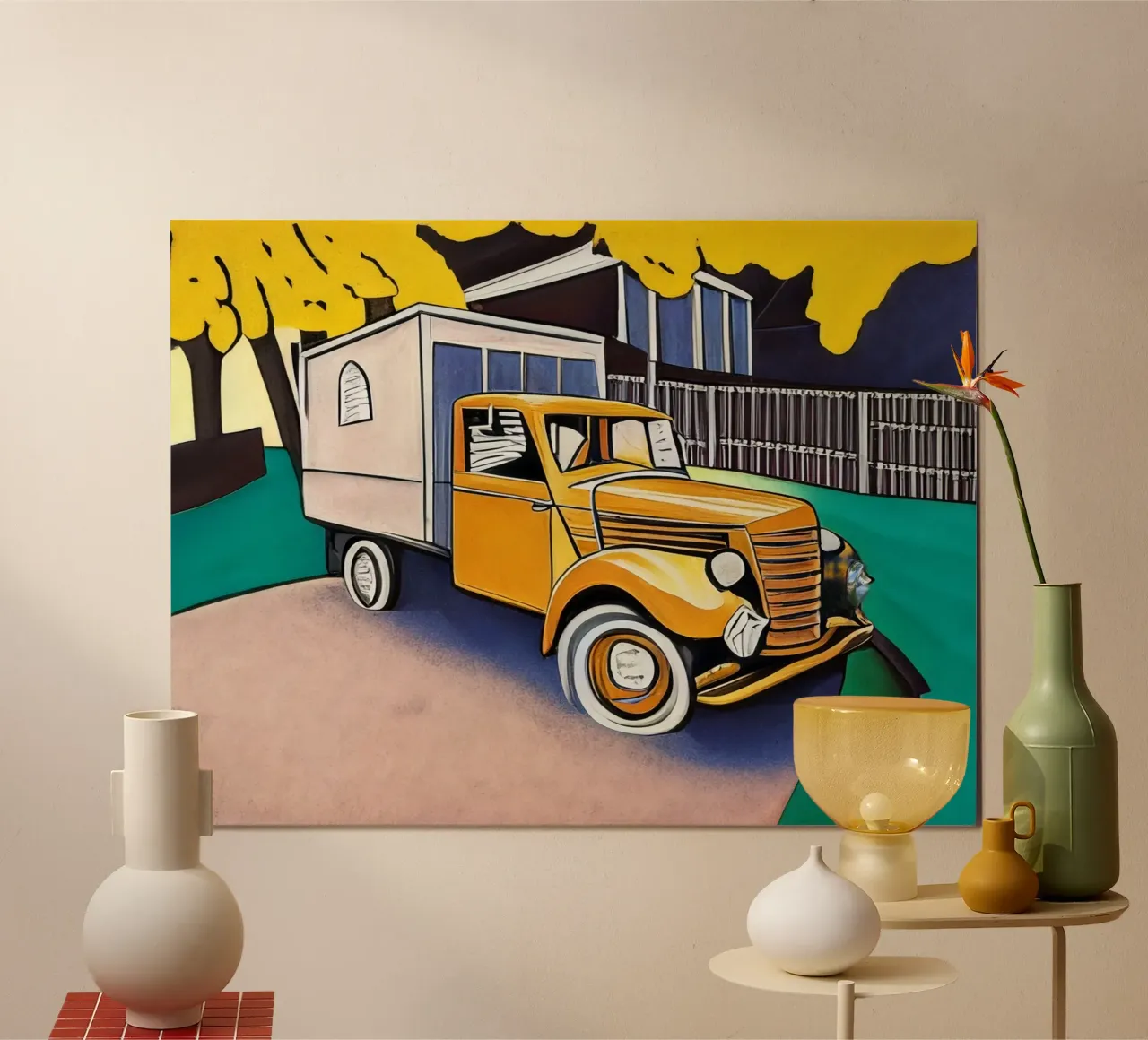 Oldtimer_1 Poster von Abstract Art by LK