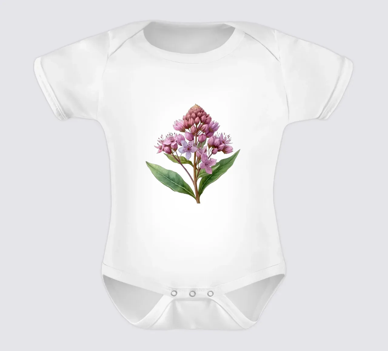 Joe Pye Weed Fiore 2 body neonato maniche corte da Bold Blooms