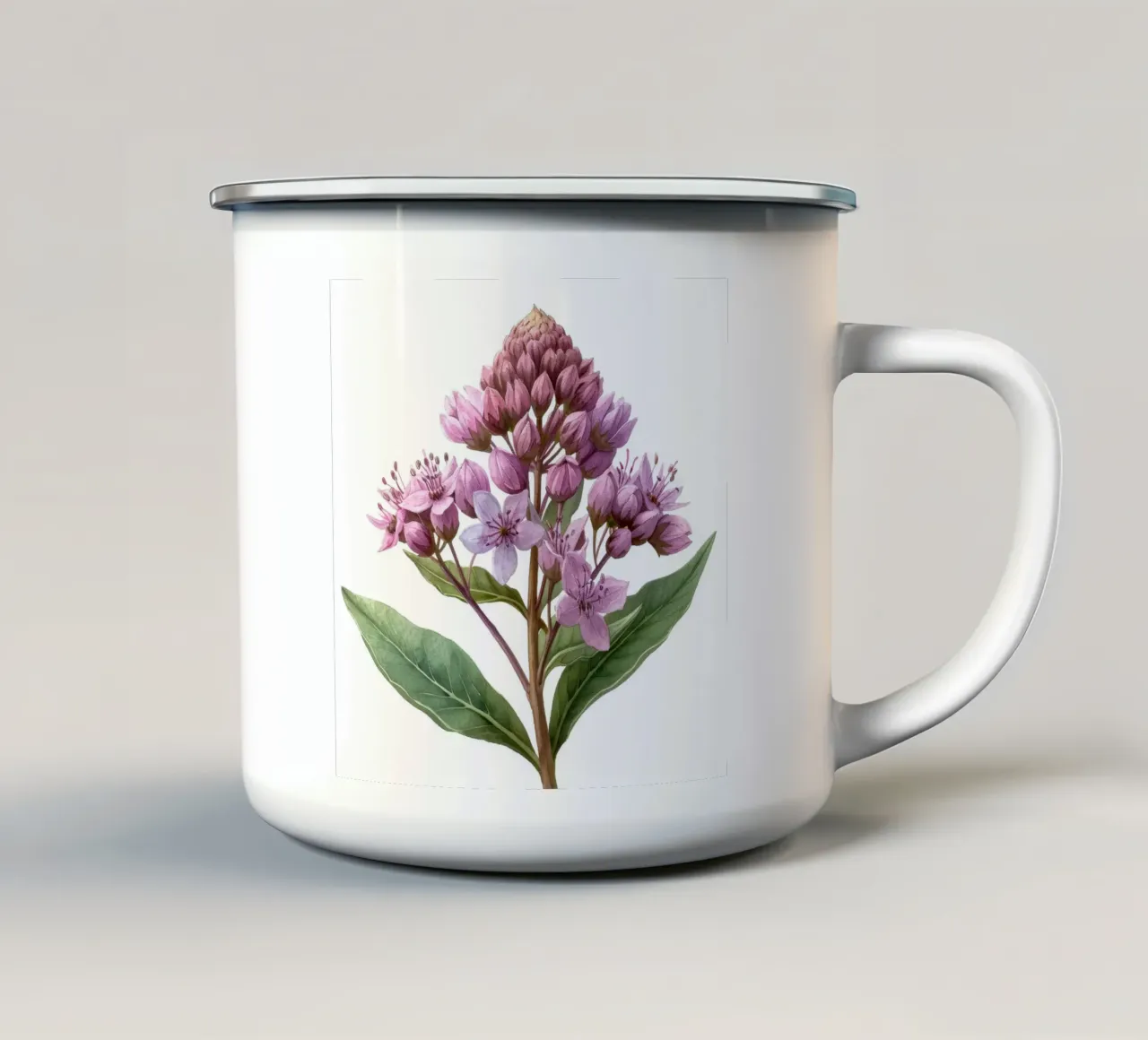 Joe Pye Weed Fiore 2 tazza in smalto da Bold Blooms