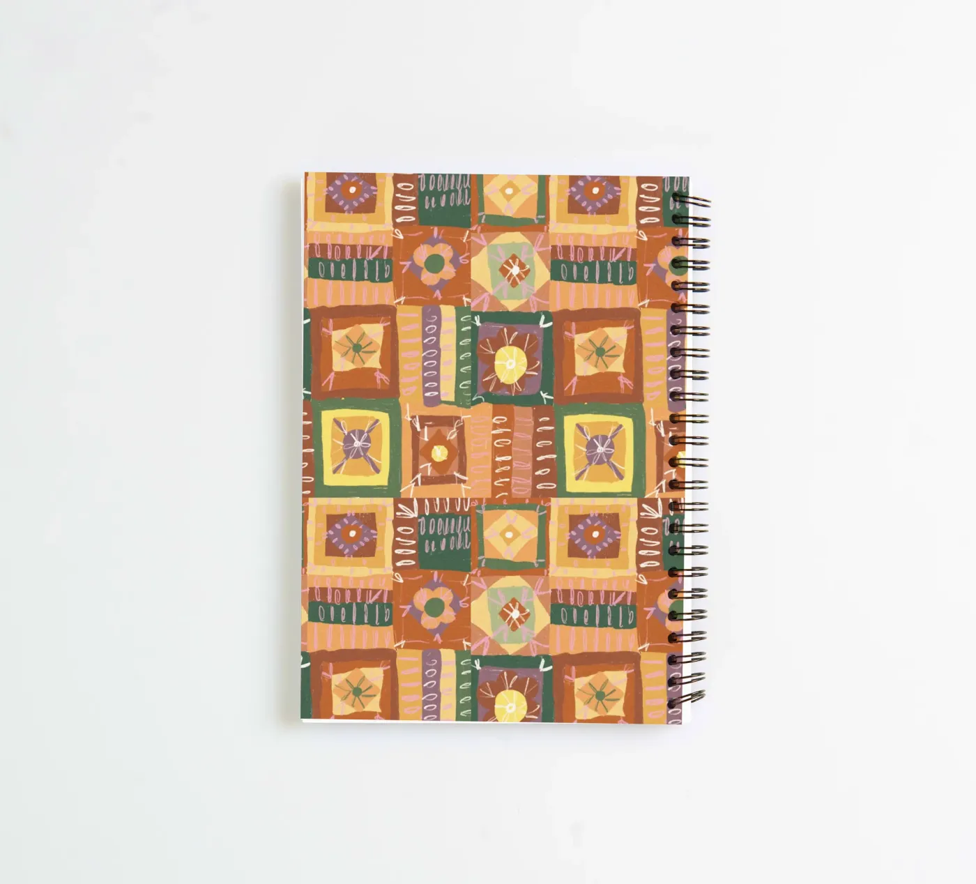 Brown patchwork Ringbuch von GigiRosado