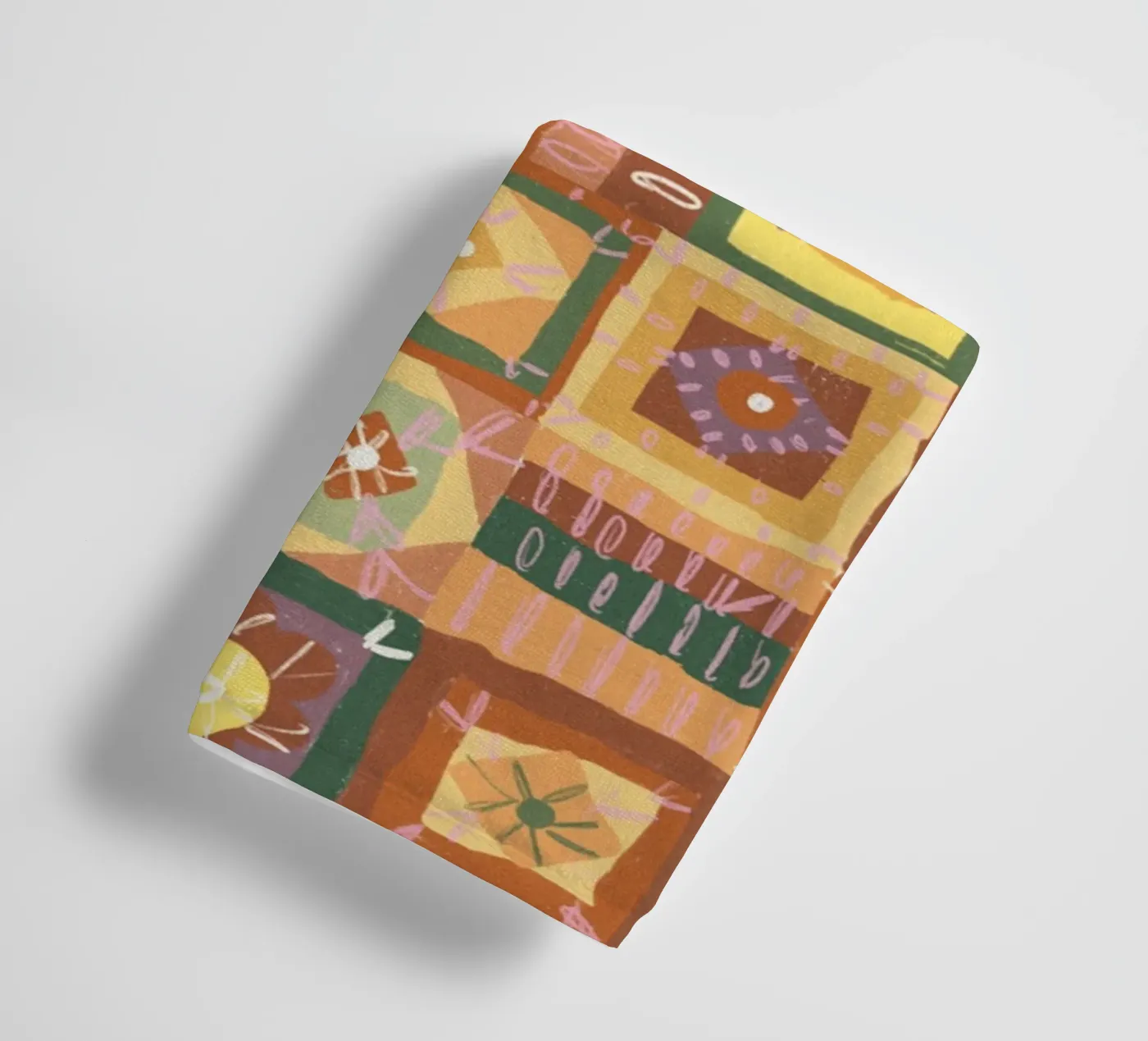 Brown patchwork asciugamano da bagno da GigiRosado