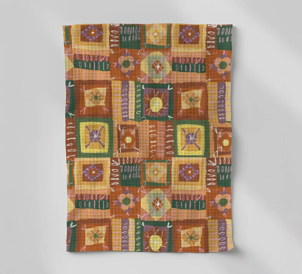 Brown patchwork torchon de GigiRosado