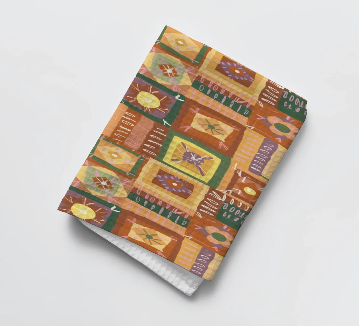 Brown patchwork torchon de GigiRosado