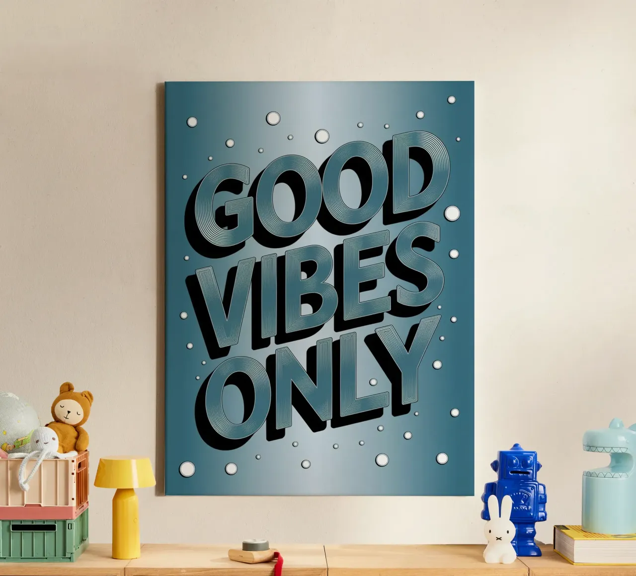 Good Vibes Only canvas by logic