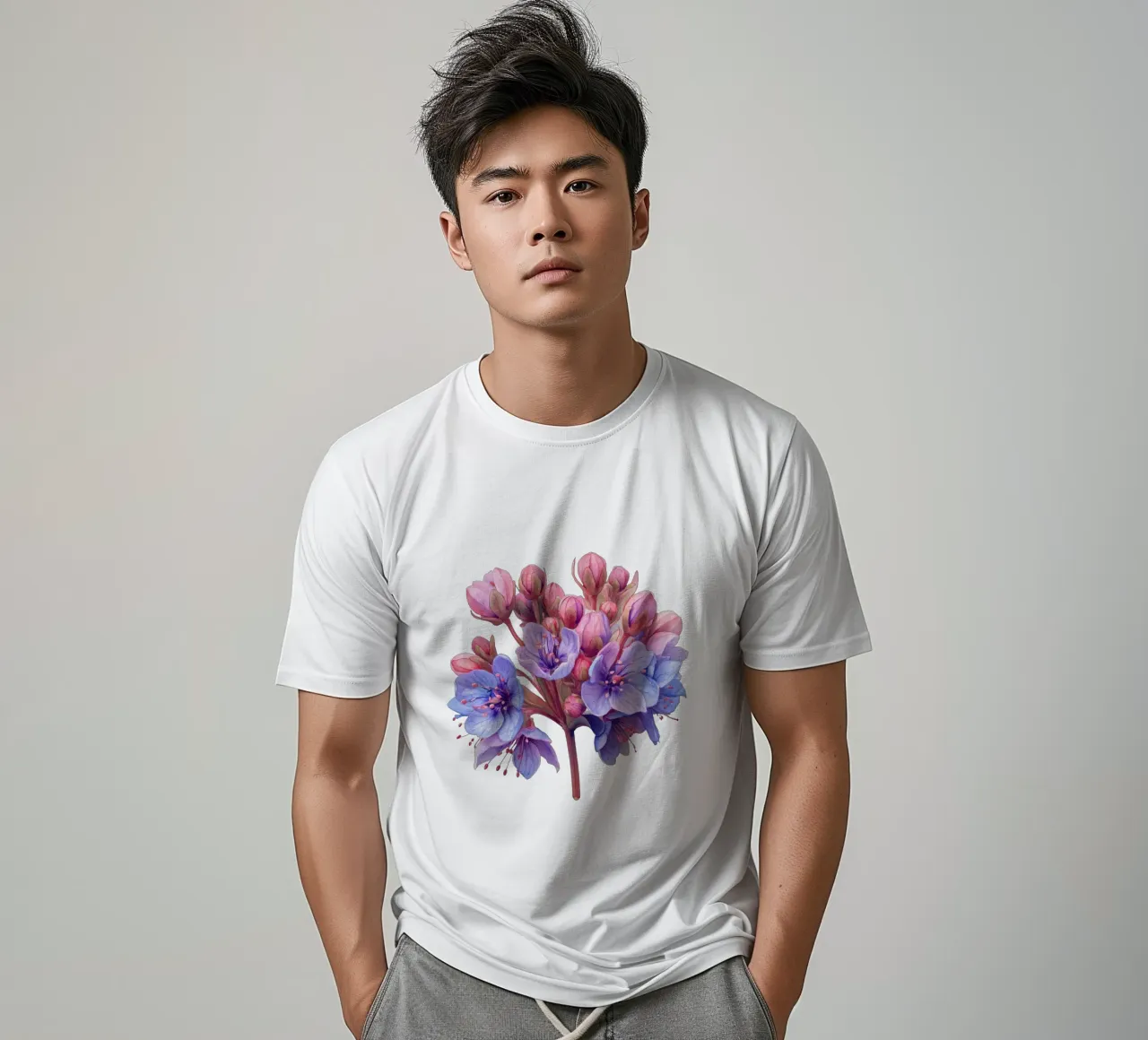 Joe Pye Weed Fiore 4 t-shirt da Bold Blooms