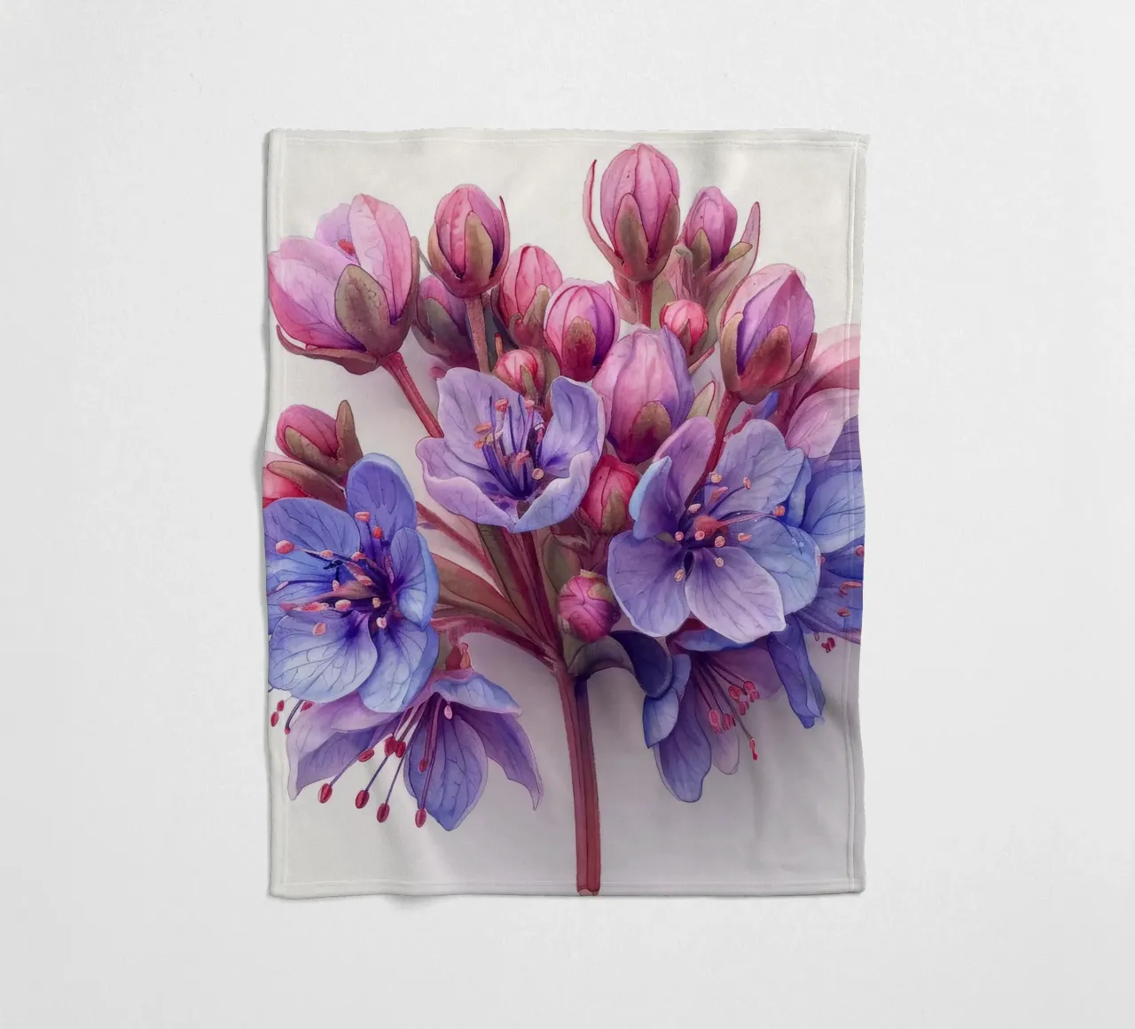 Joe Pye Weed Fiore 4 coperta in pile da Bold Blooms