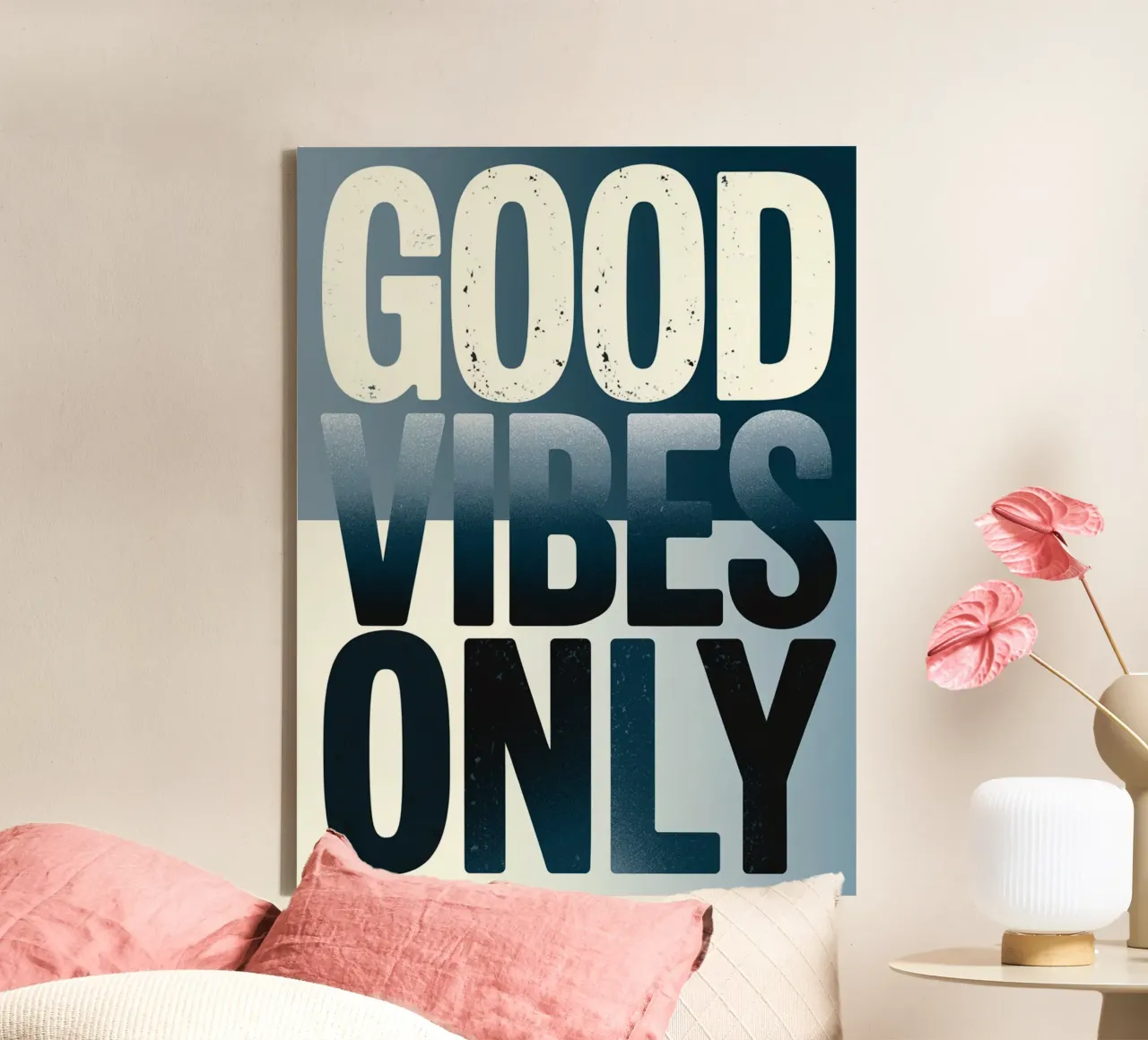 Good Vibes Only canvas by logic