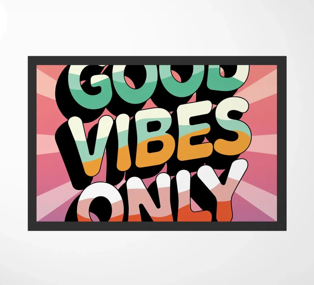 Nur gute Vibes Fußmatte von logic