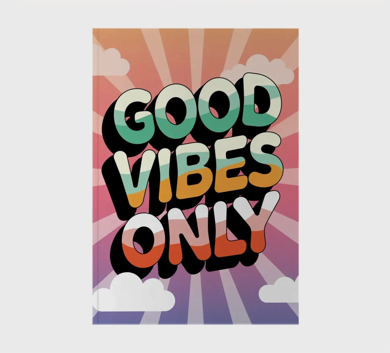 Uniquement des bonnes vibrations carnet de notes de logic