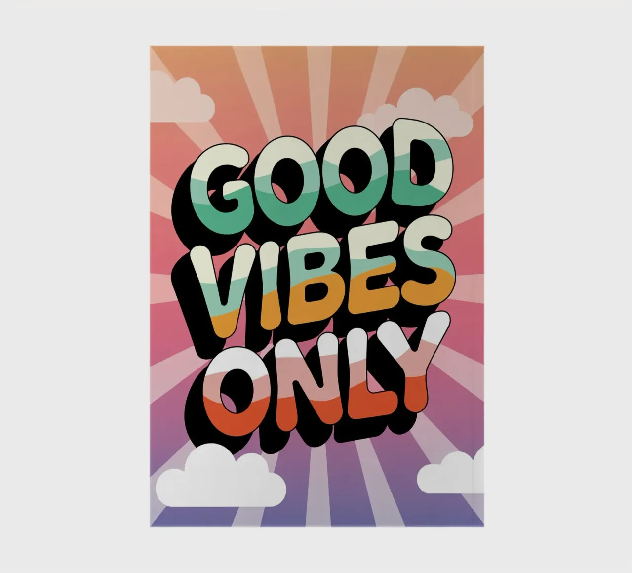 Uniquement des bonnes vibrations carnet de notes de logic