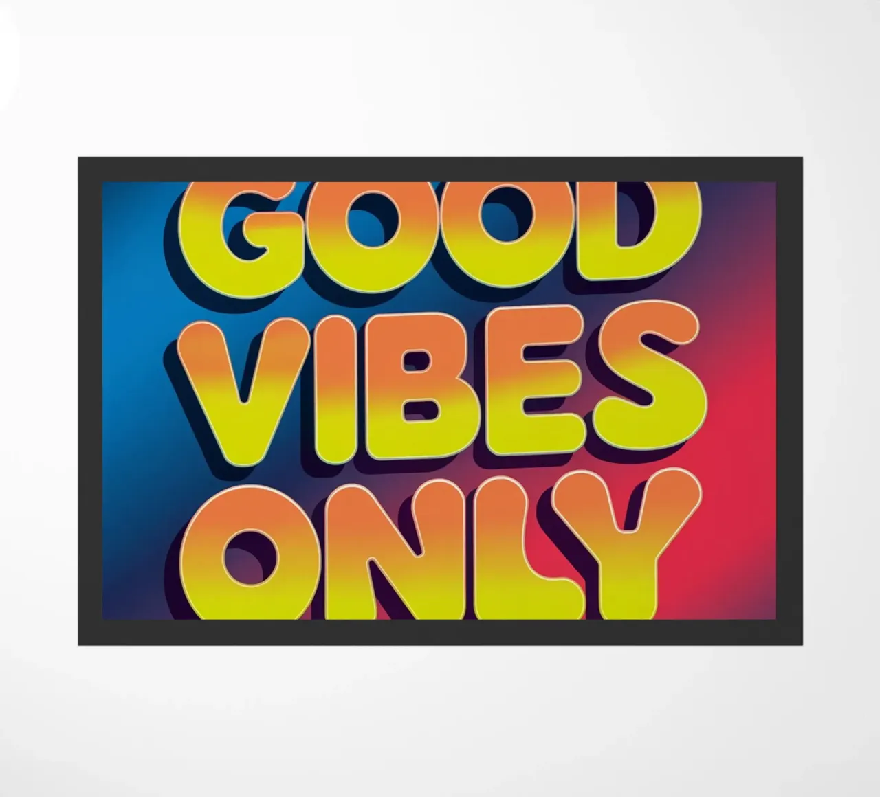Good Vibes Only doormat by logic