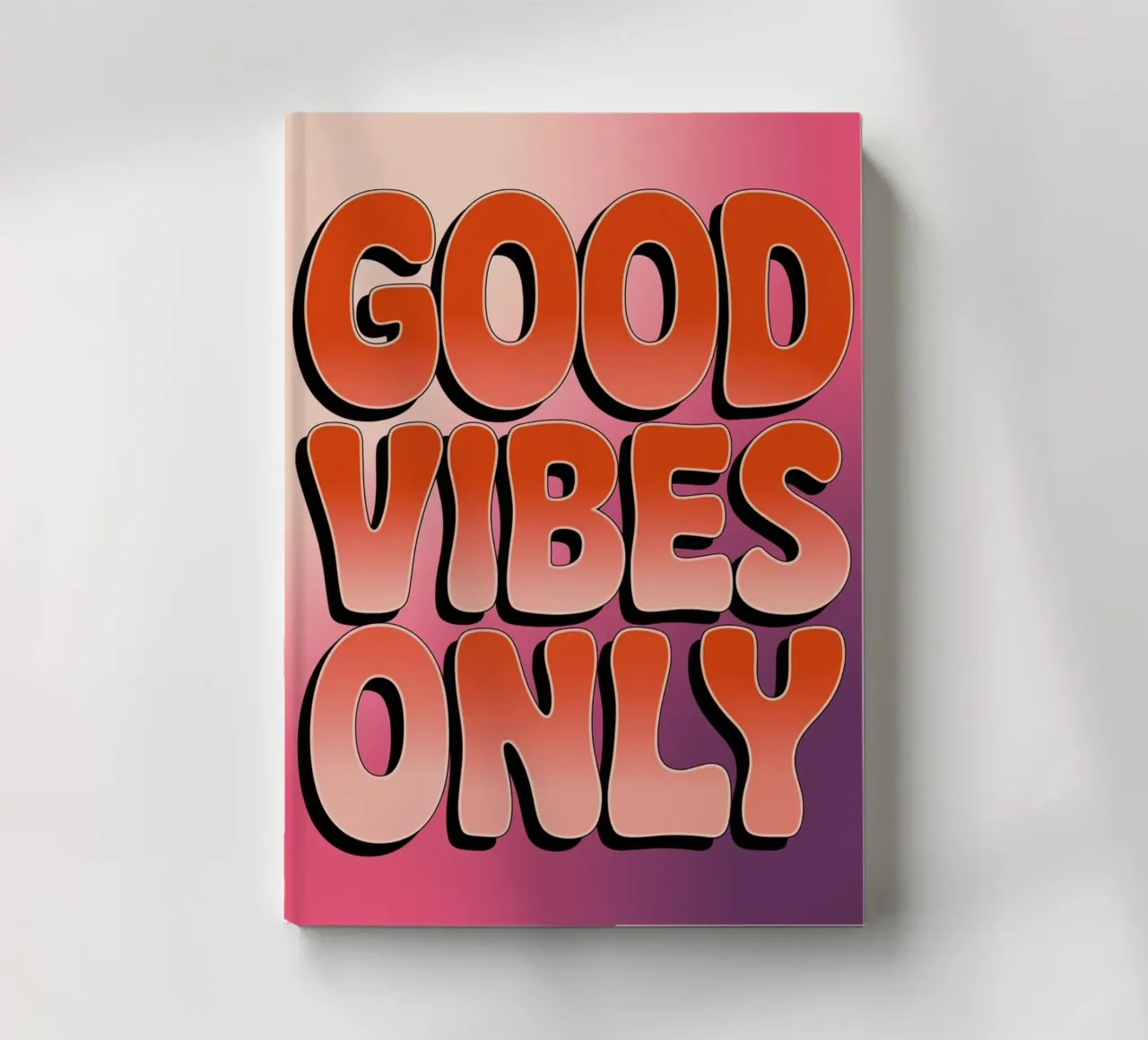 Uniquement des bonnes vibrations carnet de notes de logic