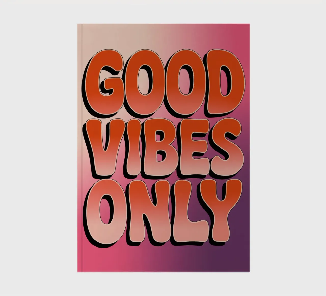 Uniquement des bonnes vibrations carnet de notes de logic