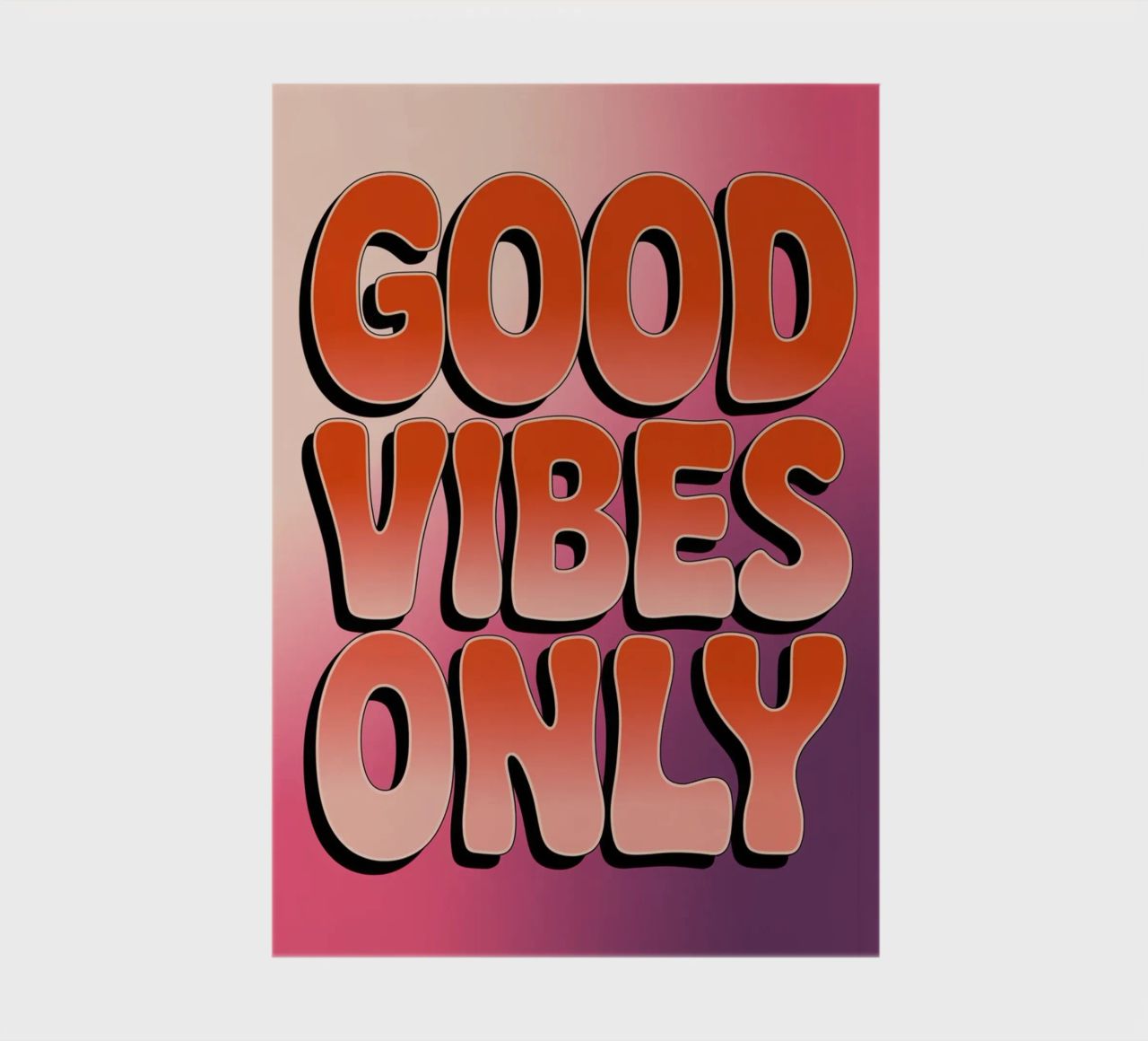 Good Vibes Only notebook by logic