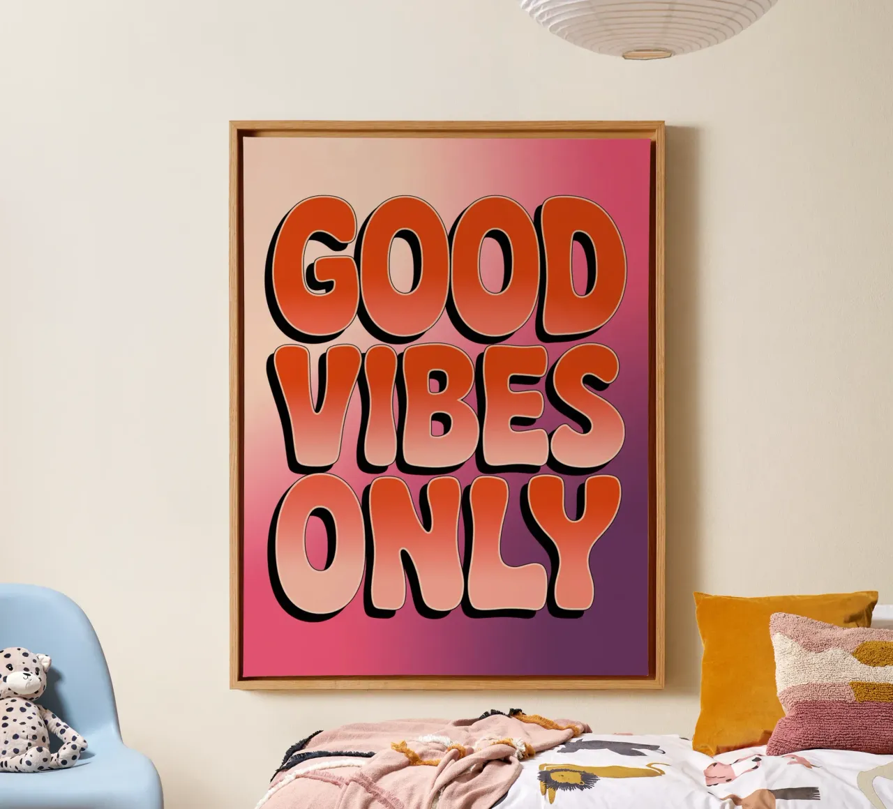 Good Vibes Only canvas by logic