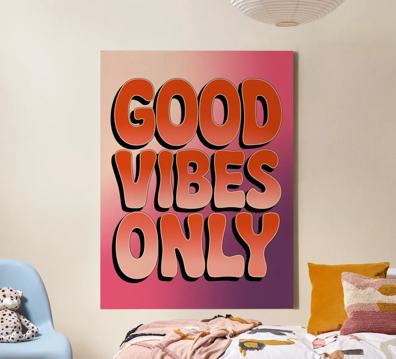Good Vibes Only canvas by logic