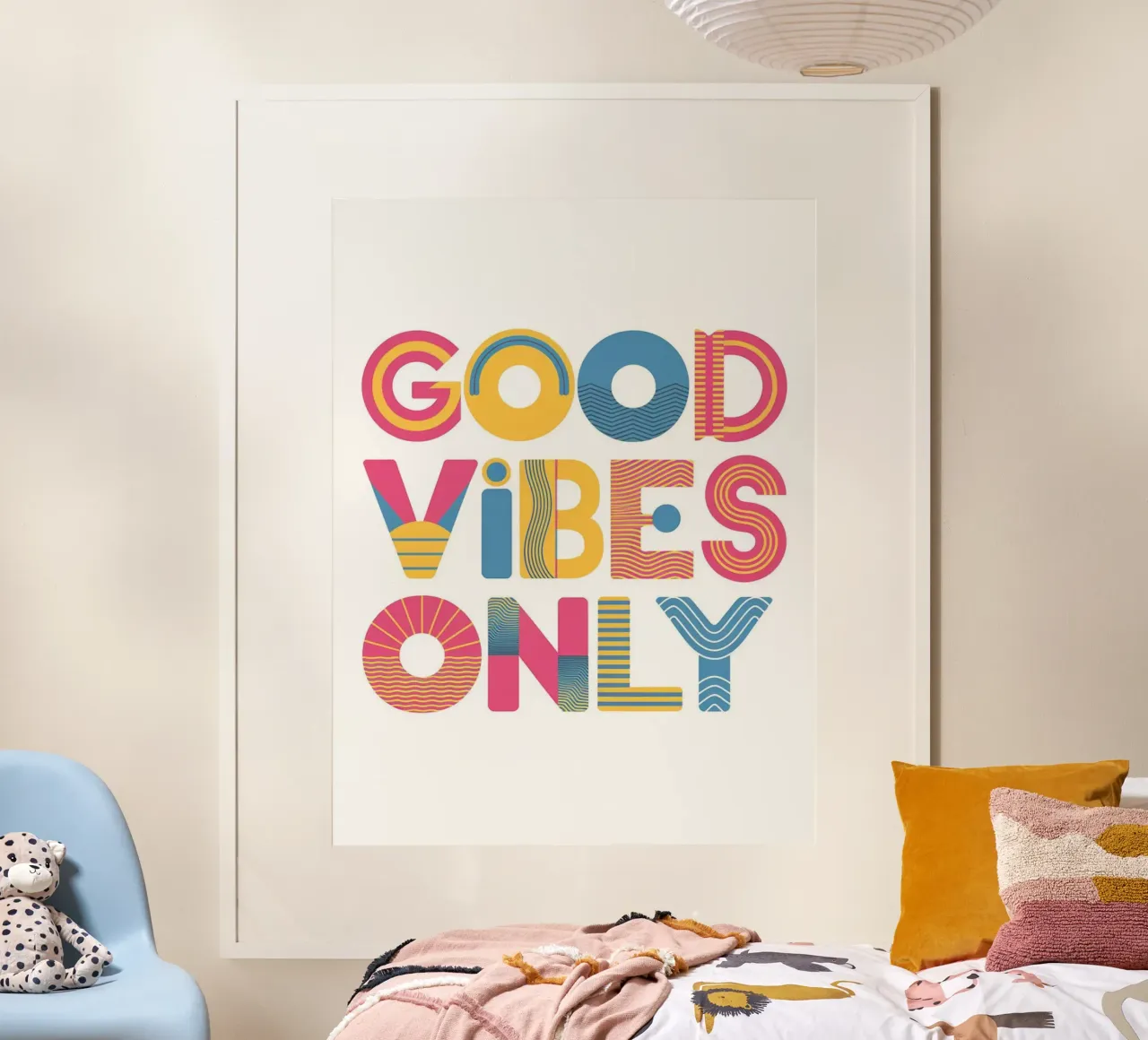 Nur gute Vibes Poster von logic