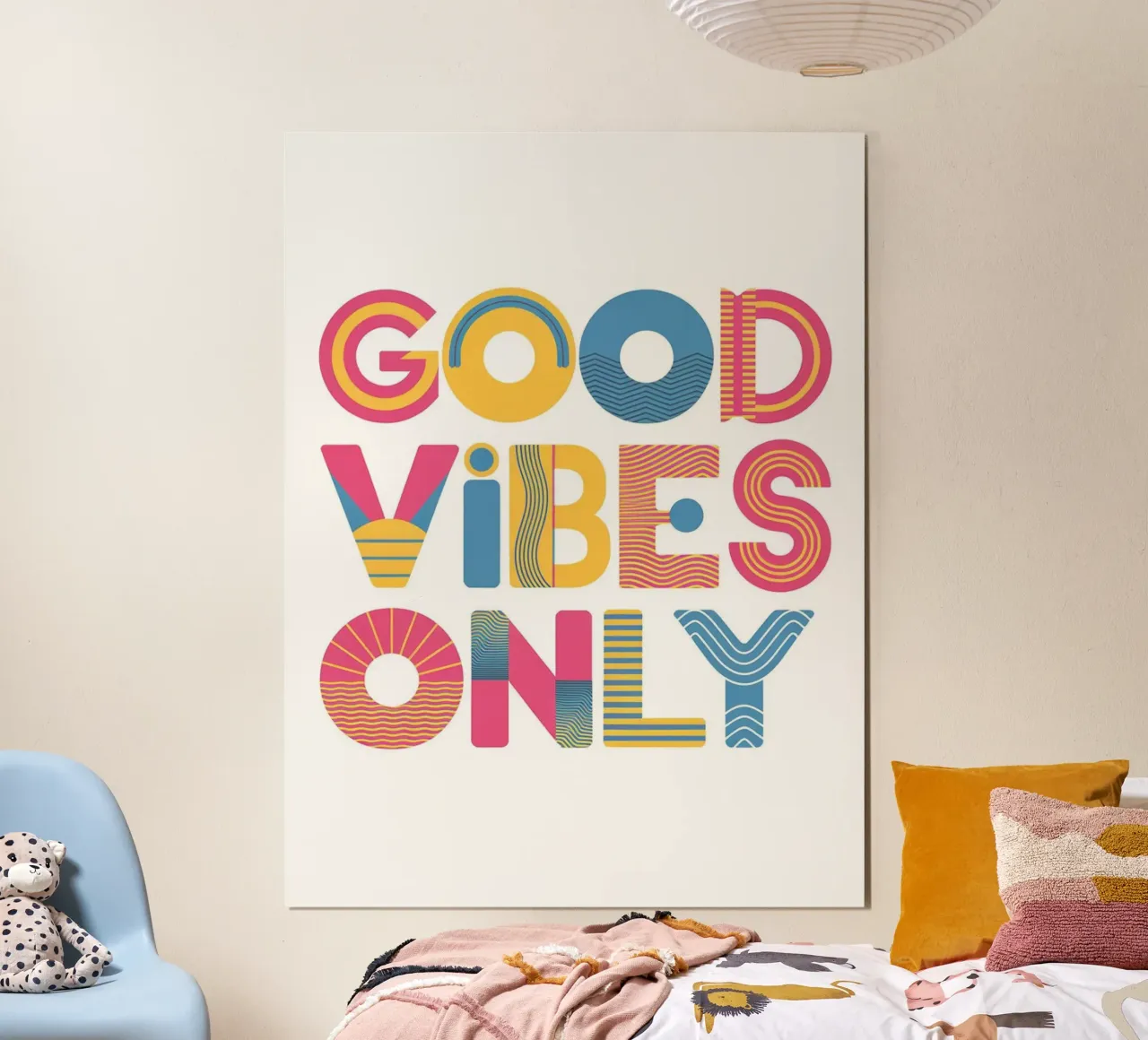 Nur gute Vibes Poster von logic