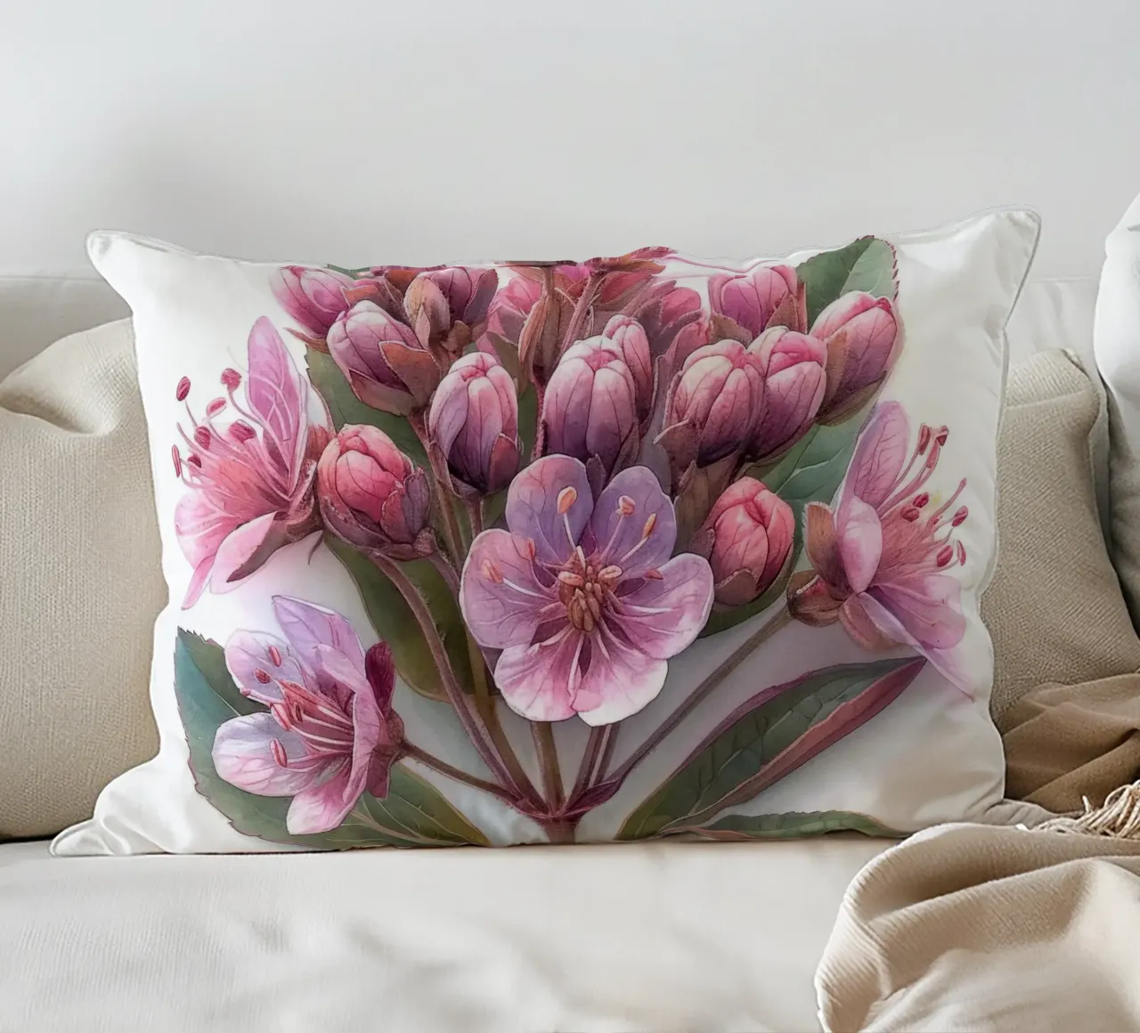 Joe Pye Weed Fiore 1 cuscino da Bold Blooms