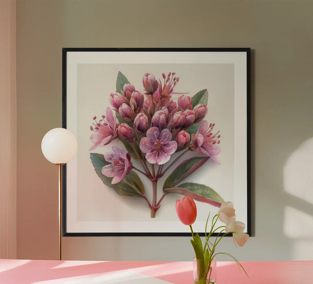 Joe Pye Weed Fiore 1 poster da Bold Blooms