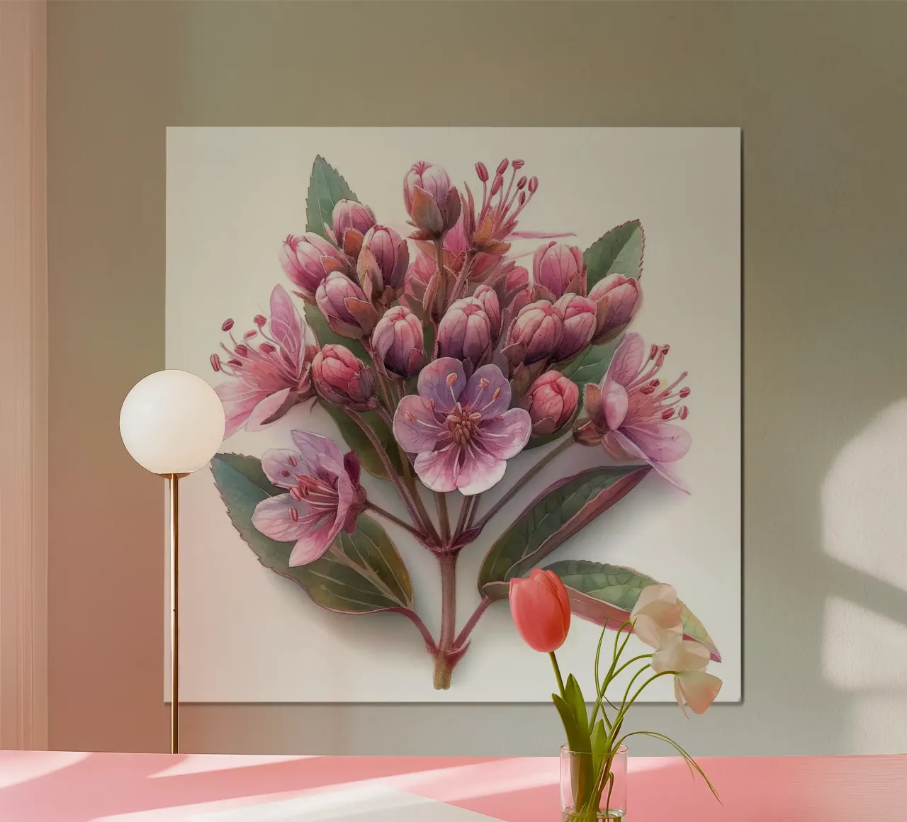 Joe Pye Weed Fiore 1 poster da Bold Blooms
