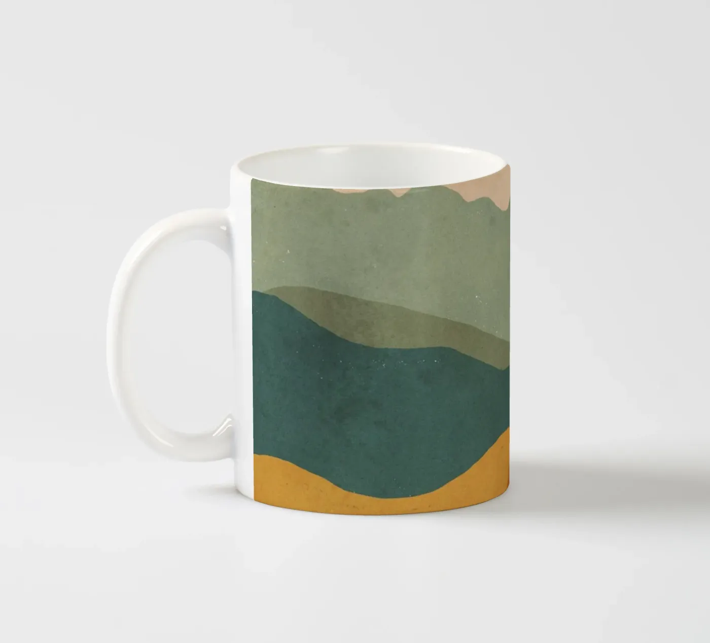 Landscape ceramic mug by GigiRosado