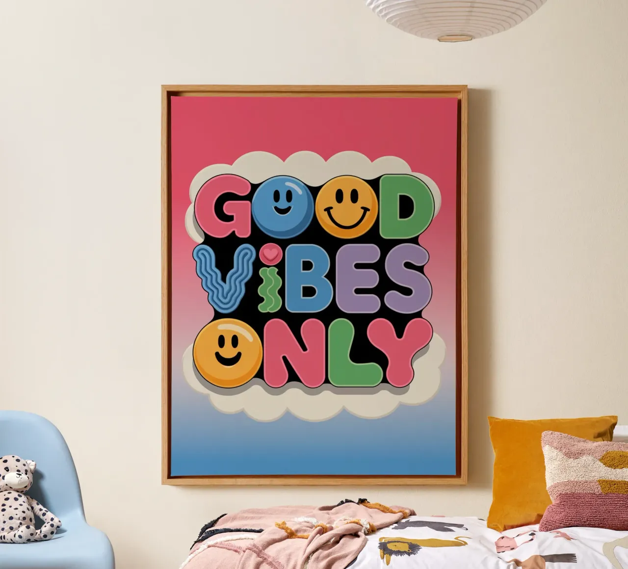 Good Vibes Only canvas by logic