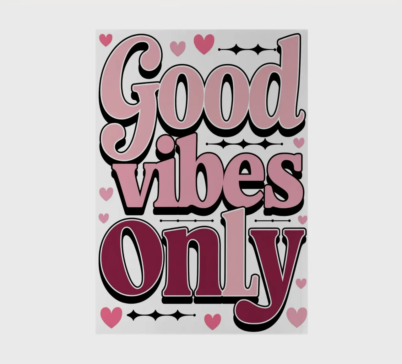 Good Vibes Only notebook by logic
