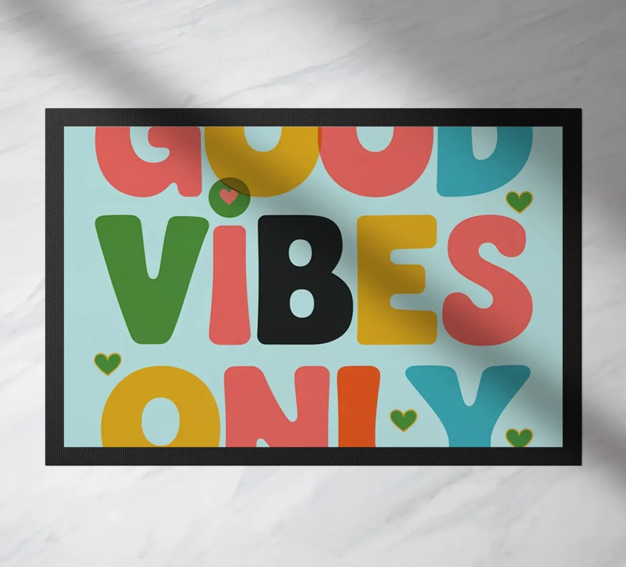 Good Vibes Only doormat by logic