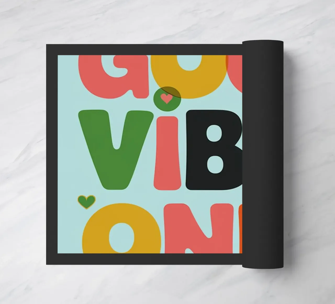 Good Vibes Only doormat by logic