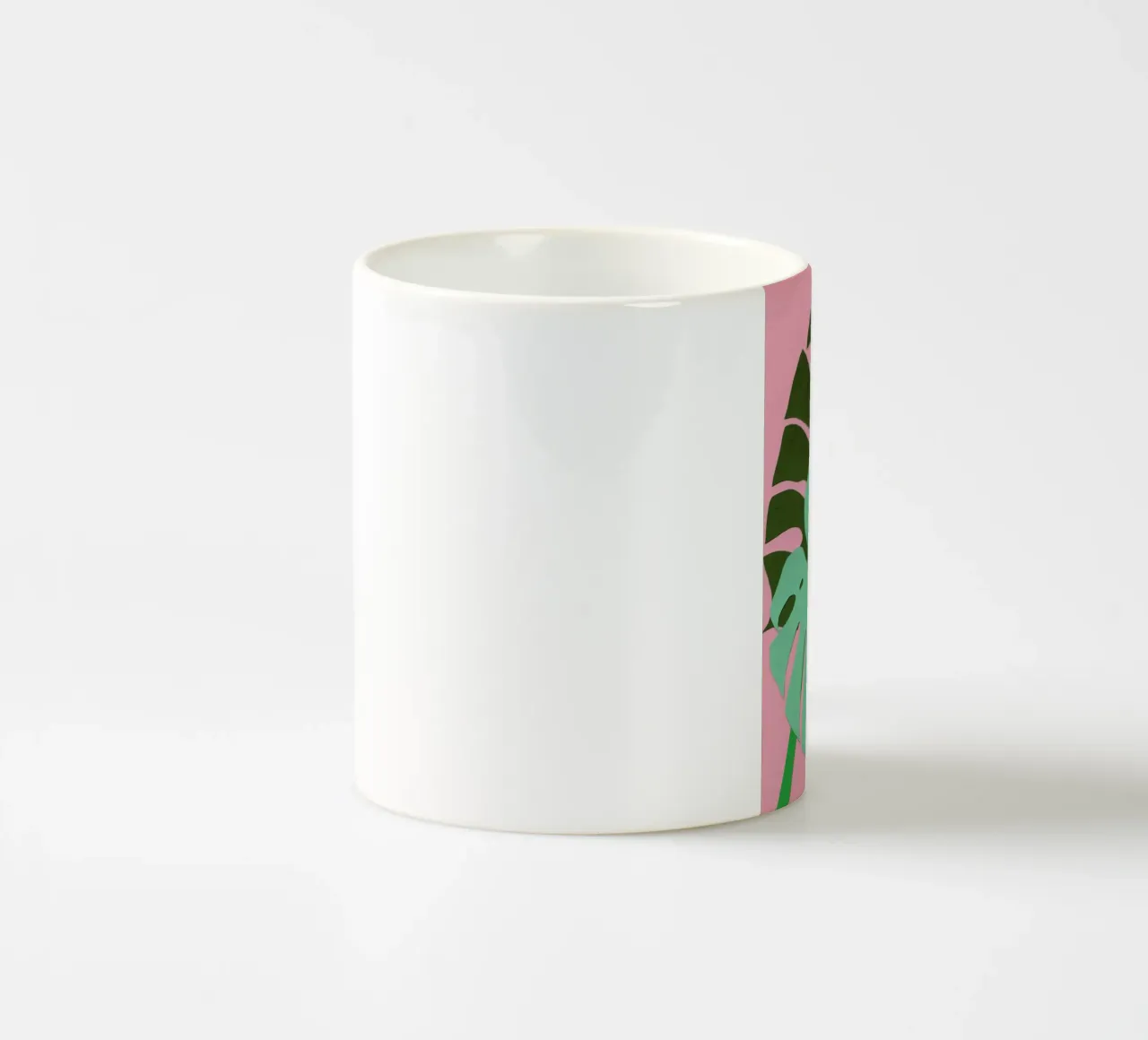 Monstera Deliciosa tazza in ceramica da Rosi Feist
