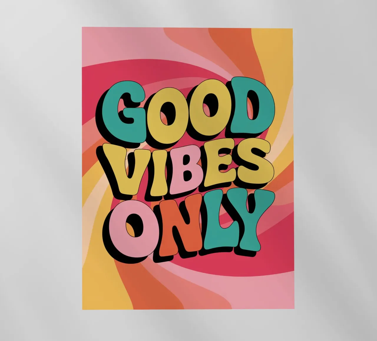 Uniquement des bonnes vibrations film rétro-éclairé de logic