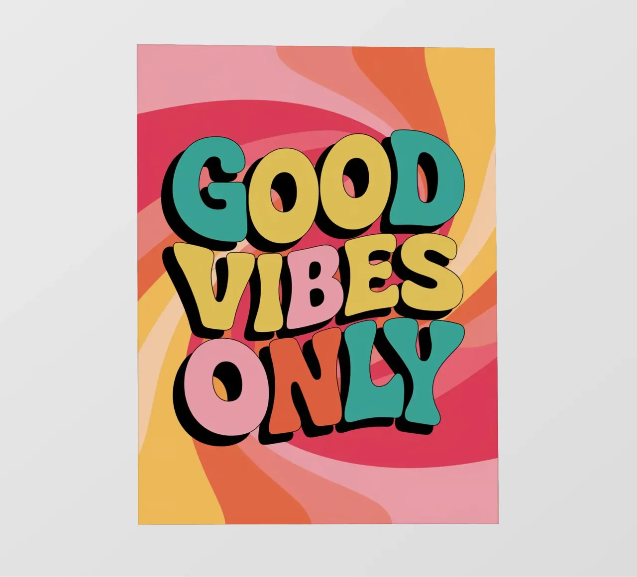 Uniquement des bonnes vibrations film rétro-éclairé de logic