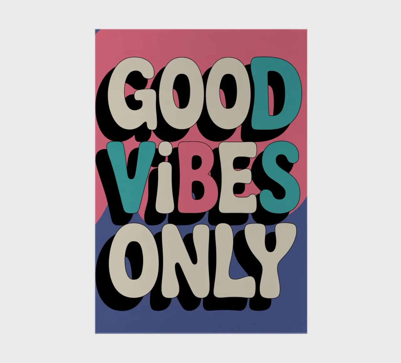 Nur gute Vibes Notizbuch von logic