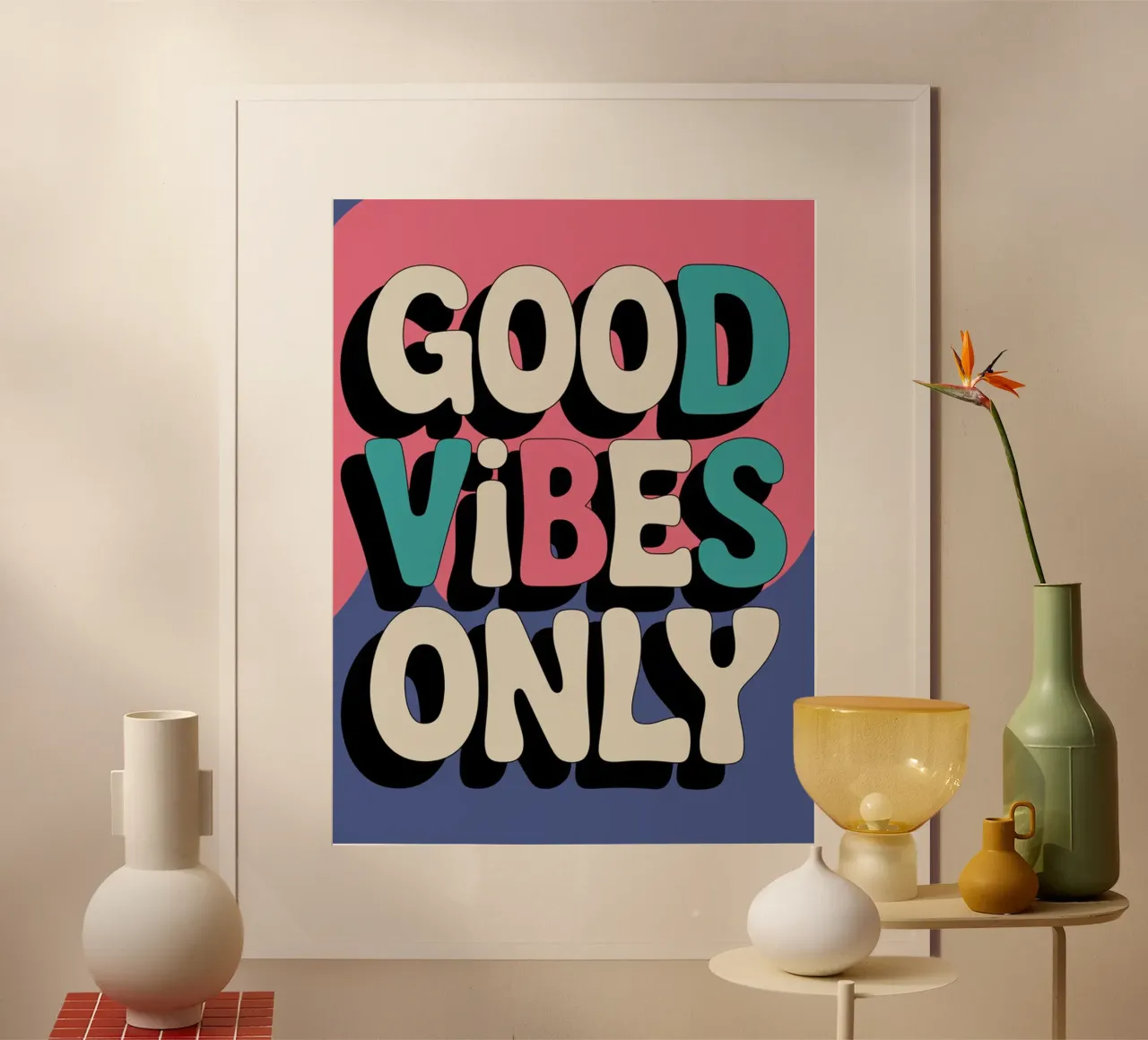 Good Vibes Only hahnemühle by logic