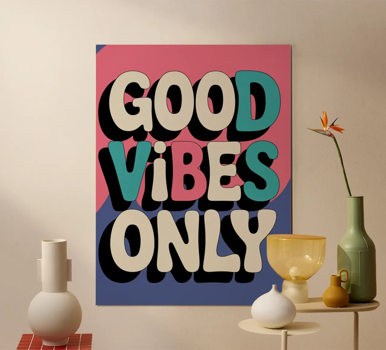 Good Vibes Only hahnemühle by logic