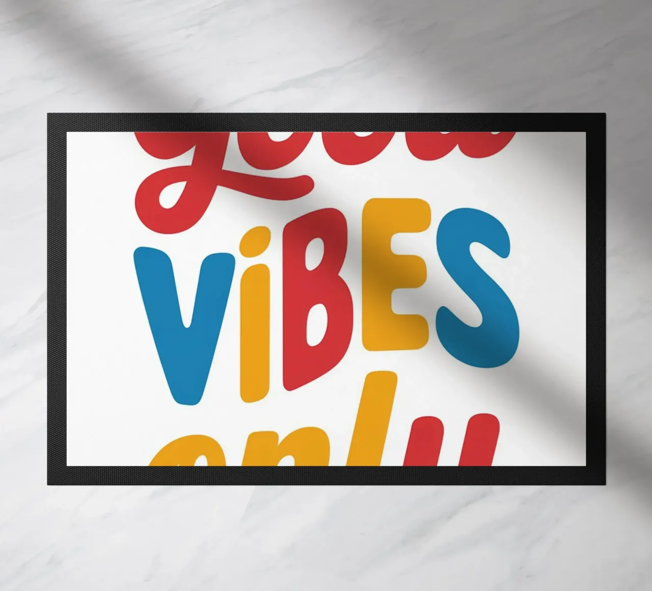 Nur gute Vibes Fußmatte von logic