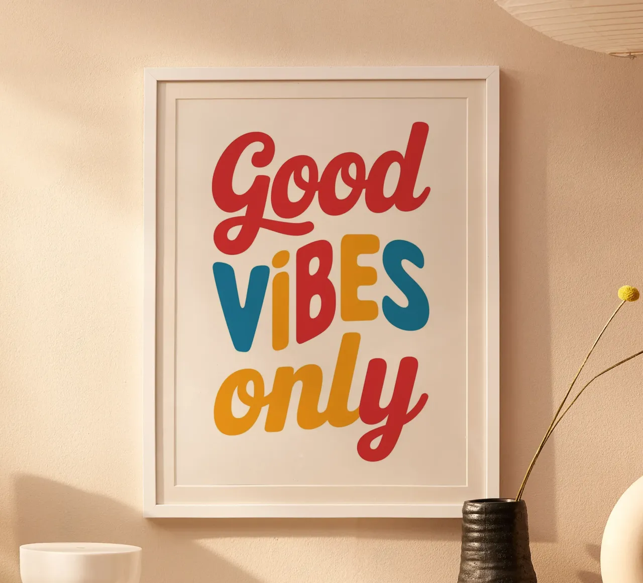 Good Vibes Only hahnemühle by logic