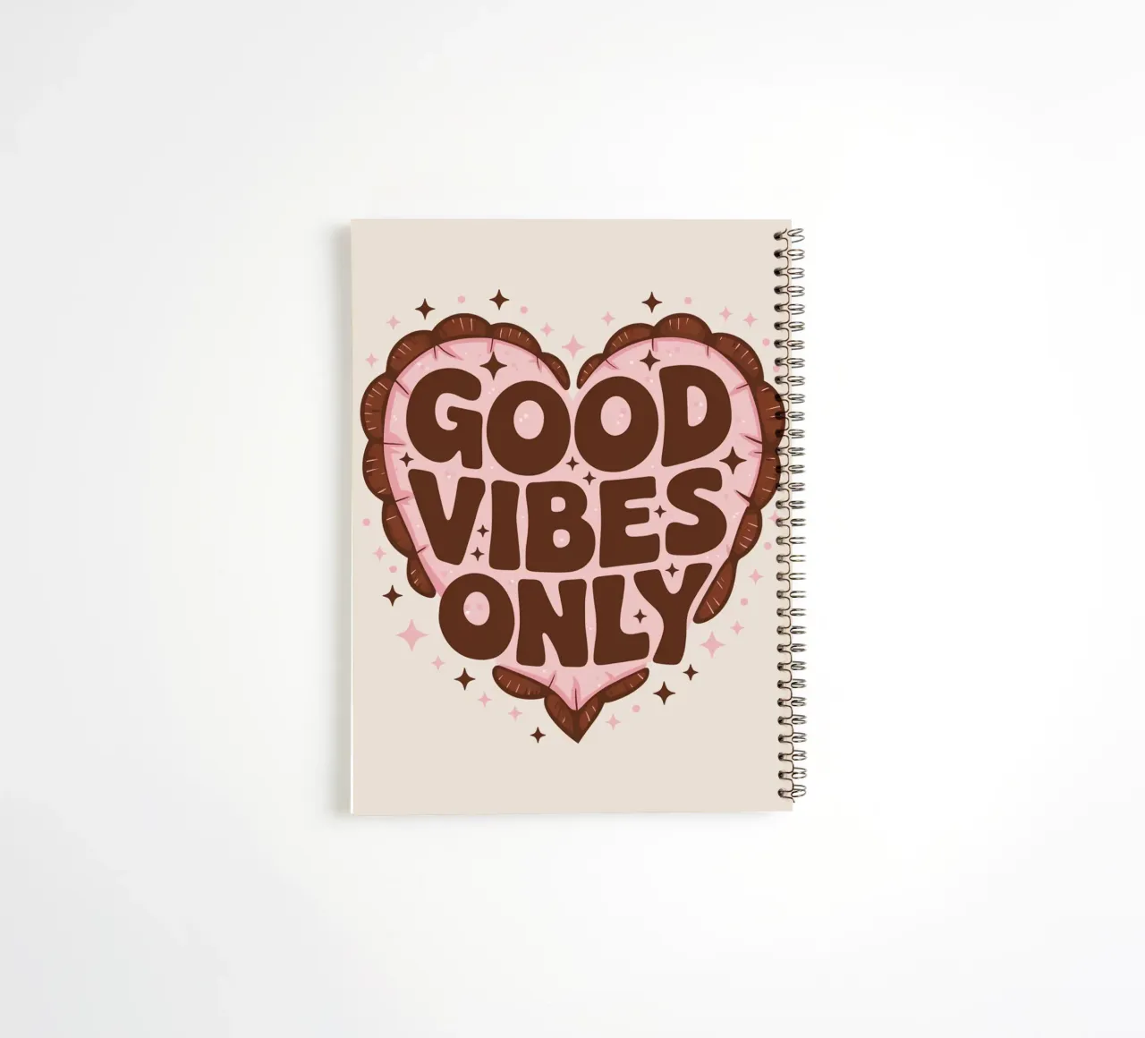 Good Vibes Only spiral notebook by logic
